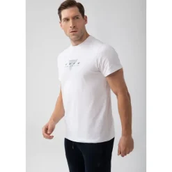 Biały T-shirt męski TW BASIC TSHIRT 180 M WHITE