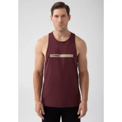 Bordowy tank top męski TW BASIC TANK TOP 181 M BURGUNDY