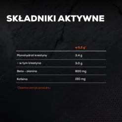Creatine Endurance - Monohydrat kreatyny z beta alaniną i kofeiną