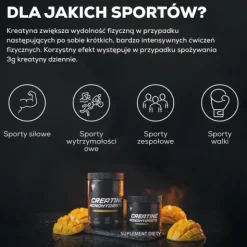 CREATINE MONOHYDRATE - kreatyna z witaminą B6