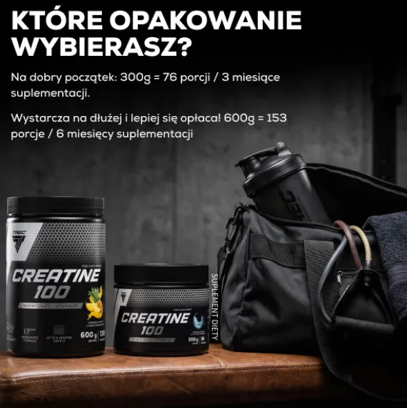 CREATINE 100 - monohydrat kreatyny z witaminą B6