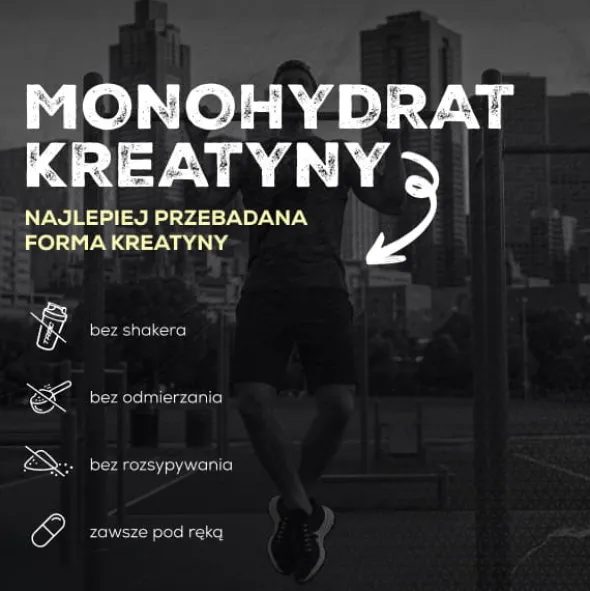 CREATINE 3000 - monohydrat kreatyny w kapsułkach