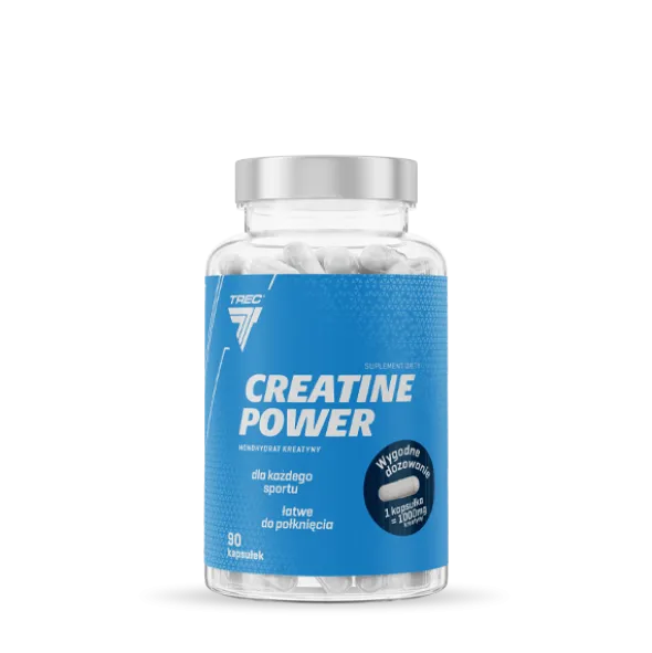 CREATINE POWER CAPS - monohydrat kreatyny w kapsułkach