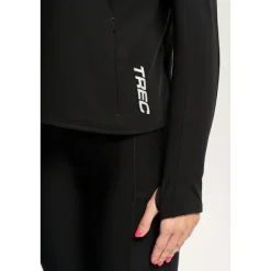 Czarna bluza damska outdoor TW ENDURANCE SWEATSHIRT 171 W TREC BLACK