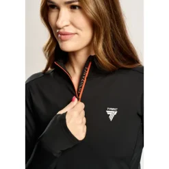 Czarna bluza damska outdoor TW ENDURANCE SWEATSHIRT 171 W TREC BLACK