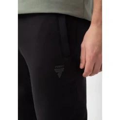 Czarne spodnie dresowe męskie TW BASIC PANTS 182 M BLACK