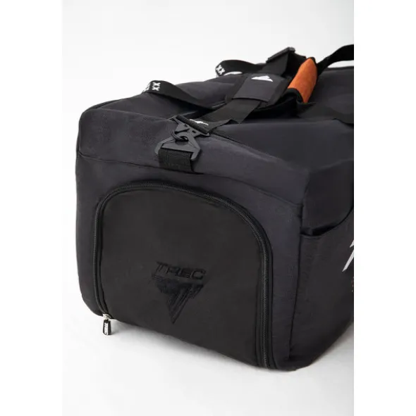 Czarno-pomarańczowa torba sportowa TREC GYM & TRAVEL BIG BAG 011 BLACK & ORANGE