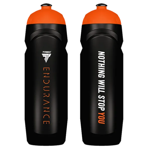 Czarny bidon 750 ml TR ENDURANCE 009 BLACK