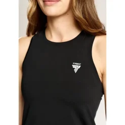 Czarny damski top biegowy TW ENDURANCE SINGLET TOP 171 W TREC BLACK