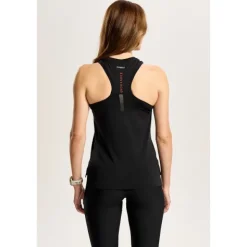 Czarny damski top biegowy TW ENDURANCE SINGLET TOP 171 W TREC BLACK