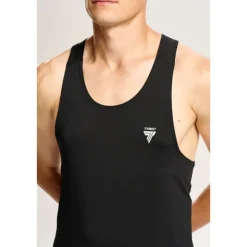 Czarny męski top biegowy TW ENDURANCE SINGLET TOP 170 M TREC BLACK