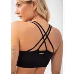 Czarny stanik sportowy TRECGIRL SPORT BRA 160 BLACK