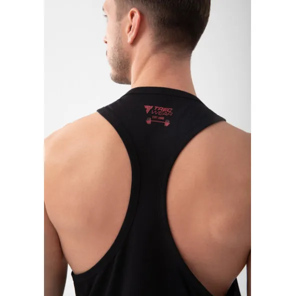 Czarny tank top męski TW BASIC TANK TOP 193 M BLACK