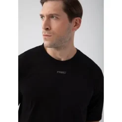 Czarny T-shirt męski TW BASIC TSHIRT OVERSIZE 181 M BLACK