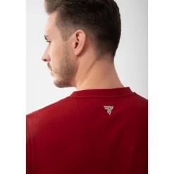 Czerwony męski T-shirt slim fit TW BASIC TSHIRT 195 M RED