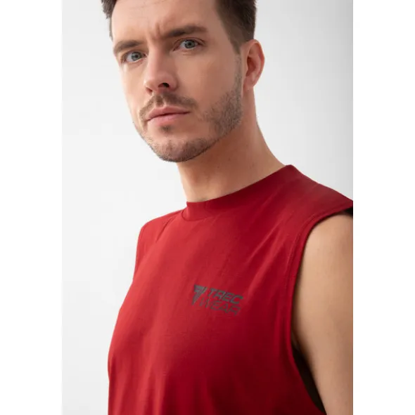 Czerwony tank top męski TW BASIC TANK TOP 192 M RED