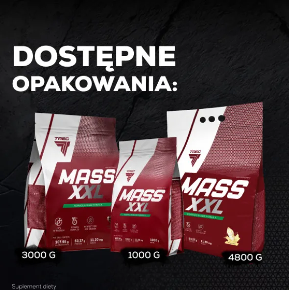 Gainer MASS XXL w proszku