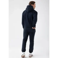 Granatowa bluza męska z kapturem TW BASIC HOODIE 184 M NAVY
