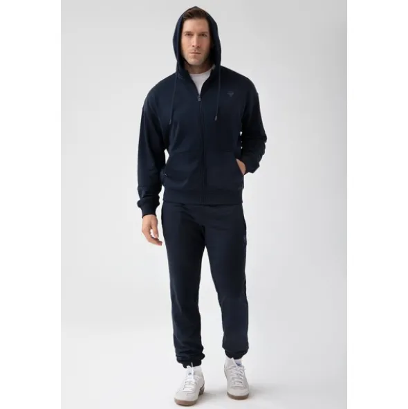 Granatowa bluza rozpinana męska TW BASIC HOODIE ZIP 181 M NAVY