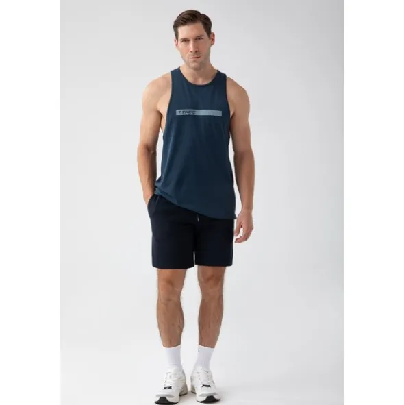 Granatowy tank top męski TW BASIC TANK TOP 181 M NAVY