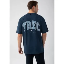 Granatowy T-shirt męski TW BASIC TSHIRT OVERSIZE 180 M NAVY