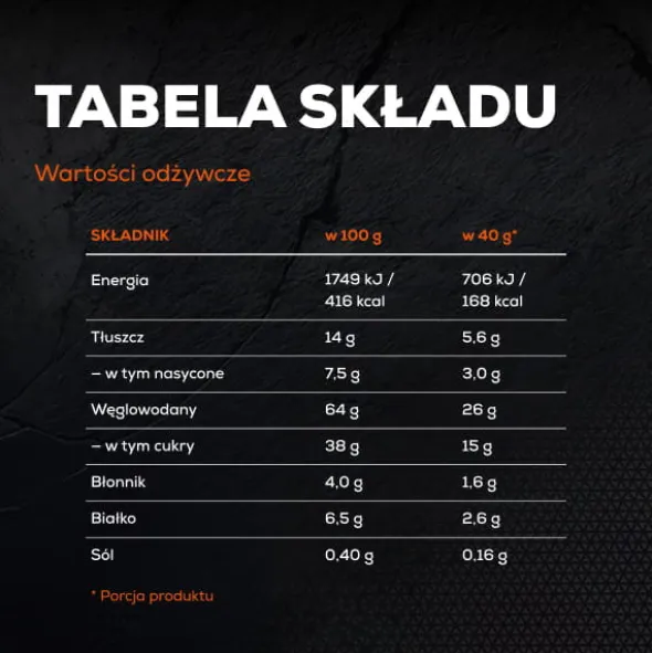 JELLY ENERGY BAR ORANGE FLAVOUR- Baton z galaretką