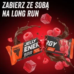 JELLY ENERGY BAR RASPBERRY FLAVOUR - Baton z galaretką