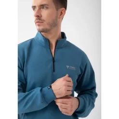 Niebieska bluza męska crownneck TW BASIC SWEATSHIRT 192 M BLUE