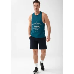 Niebieski tank top męski TW BASIC TANK TOP 194 M BLUE