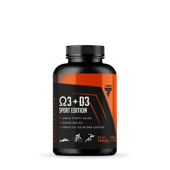 OMEGA 3 + D3 SPORT EDITION - kwasy omega 3 wzbogacone o witaminę D3