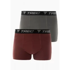 2PAK bokserek męskich szaro-burgundowe TREC WEAR 190