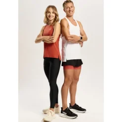 Pomarańczowy damski top biegowy TW ENDURANCE SINGLET TOP 171 W TREC ORANGE
