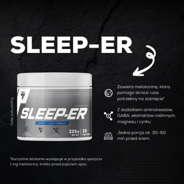 SLEEP-ER – suplement na sen w proszku