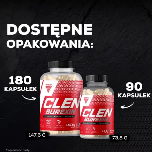 Spalacz tłuszczu CLENBUREXIN w kapsułkach