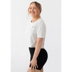 Szary T-shirt damski TW BASIC TRECGIRL T-SHIRT 198 GREY