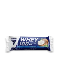 Zestaw 28 batonów proteinowych WHEY 100 PROTEIN BAR COCONUT FLAVOUR