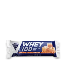 Zestaw 28 batonów proteinowych WHEY 100 PROTEIN BAR SALTY CARAMEL FLAVOUR