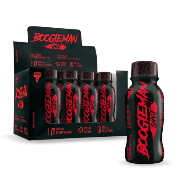 ZESTAW shotów BOOGIEMAN BUBBLE GUM o smaku gumy balonowej 12 szt. x 100 ml