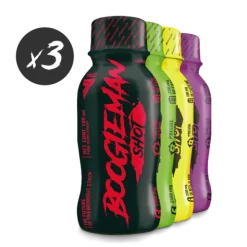 Zestaw shotów BOOGIEMAN mix 4 smaków - 12 szt. x 100 ml