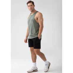 Zielony tank top męski TW BASIC TANK TOP 180 M GREEN