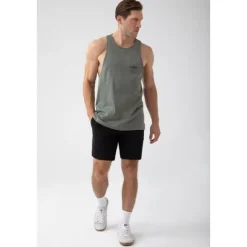 Zielony tank top męski TW BASIC TANK TOP 180 M GREEN